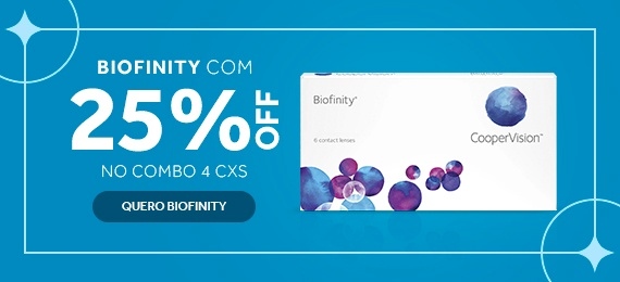 Mais saúde visual com as lentes Biofinity.